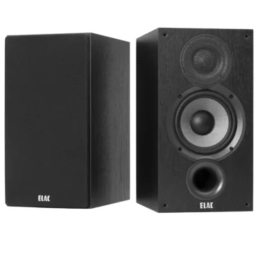 ELAC Debut 2.0 B5.2 bookshelf speakers pair with 5.25-inch aramid-fiber woofer
