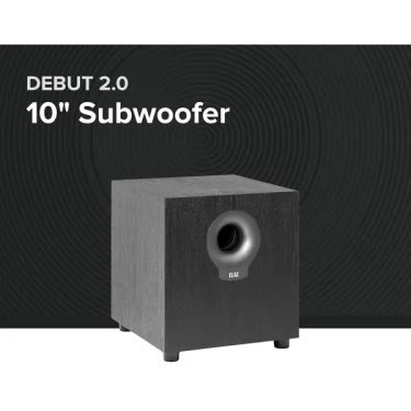 ELAC Debut 2.0 S10.2 10-inch powered subwoofer with 200W peak power
