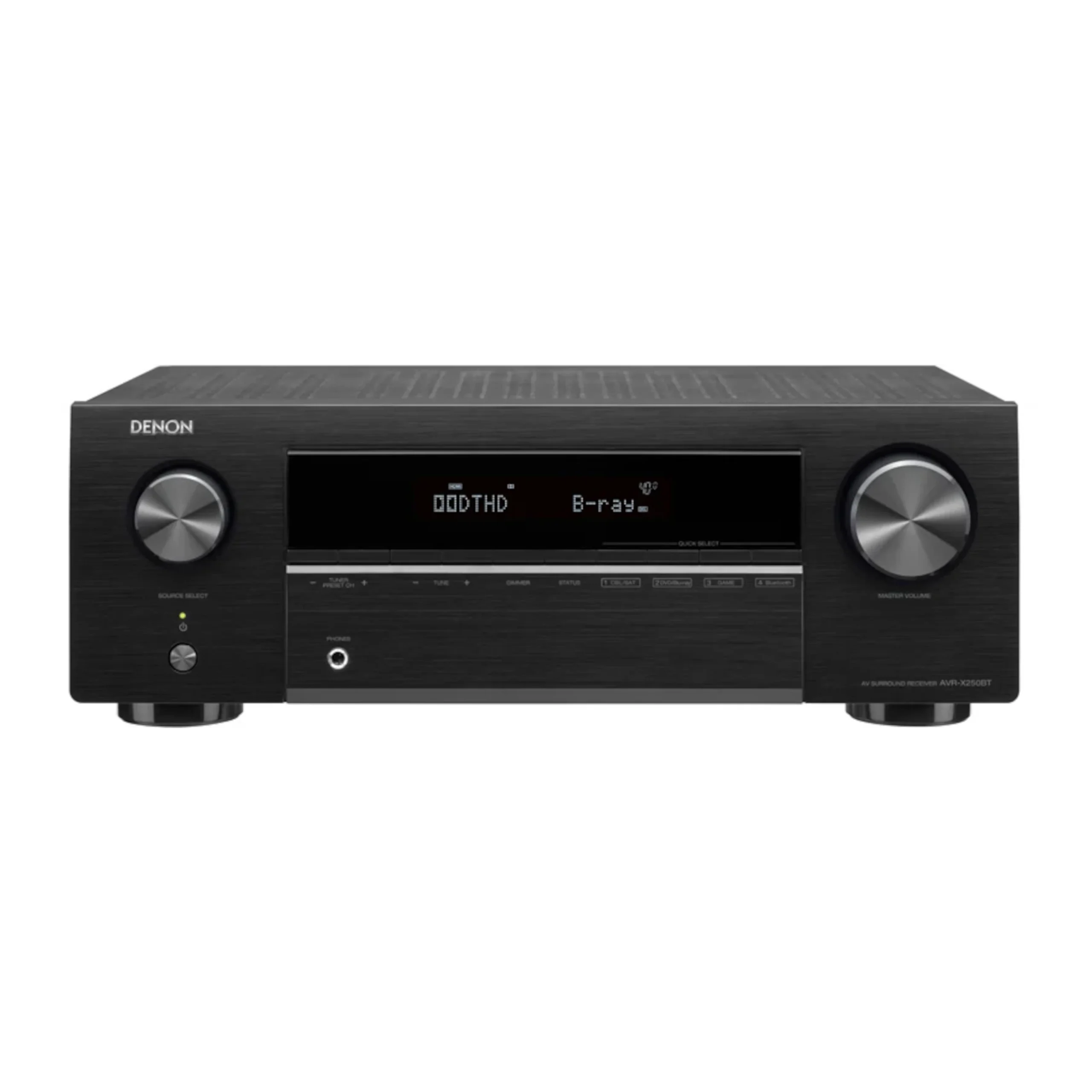 Denon AVR-X250BT 5.1 Channel 4K AV Receiver