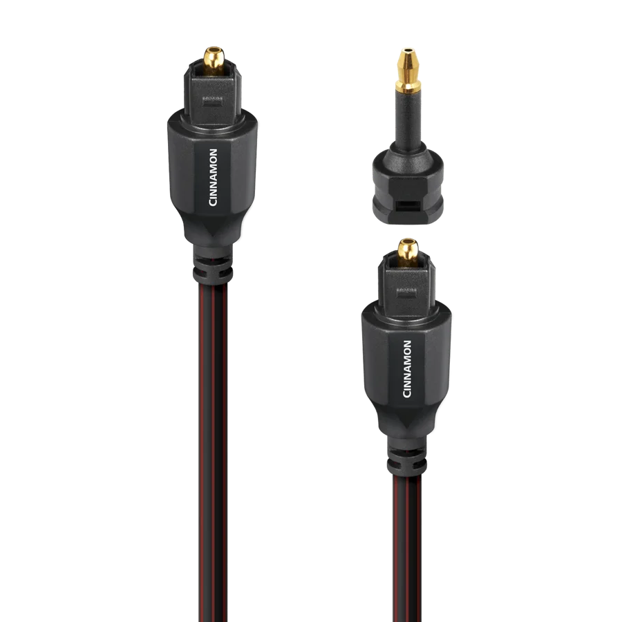 AudioQuest Cinnamon Optical Toslink Cable with Mini Adaptor