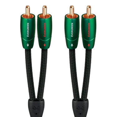 AudioQuest Evergreen RCA Interconnect Cable with LGC Conductors