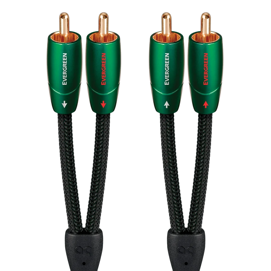 AudioQuest Evergreen RCA Interconnect Cable with LGC Conductors