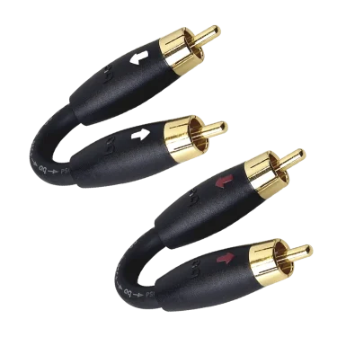 AudioQuest Pre-Amp Jumpers RCA Male to Male Set of 2