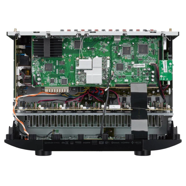 Marantz SR5015 Black AV receiver in home theater setup