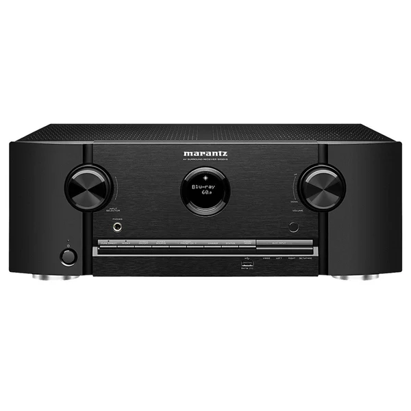 Marantz SR5015 Black 7.2 channel 8K AV receiver front view