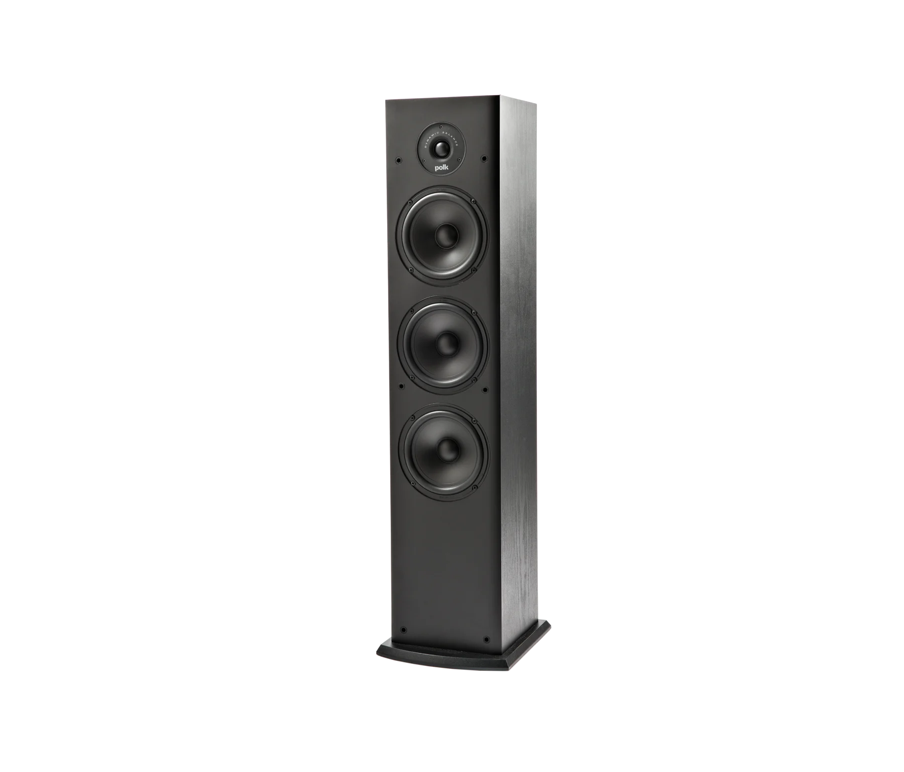 Polk Audio T50 Black floorstanding tower speaker