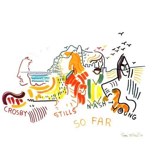 Crosby Stills Nash and Young So Far 2018 remaster vinyl LP album cover