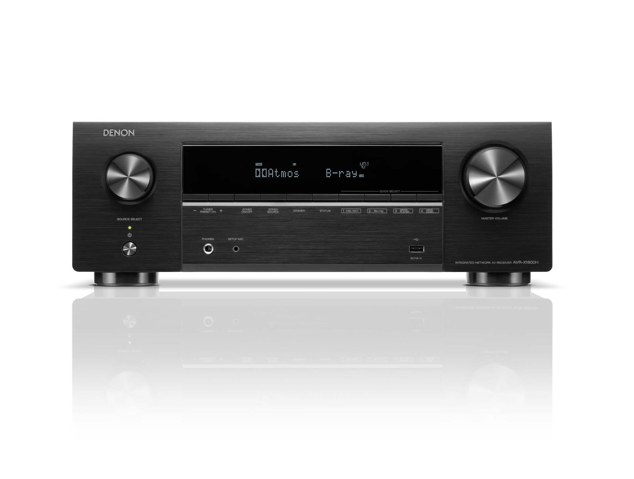 Denon AVR-X1800H Front View