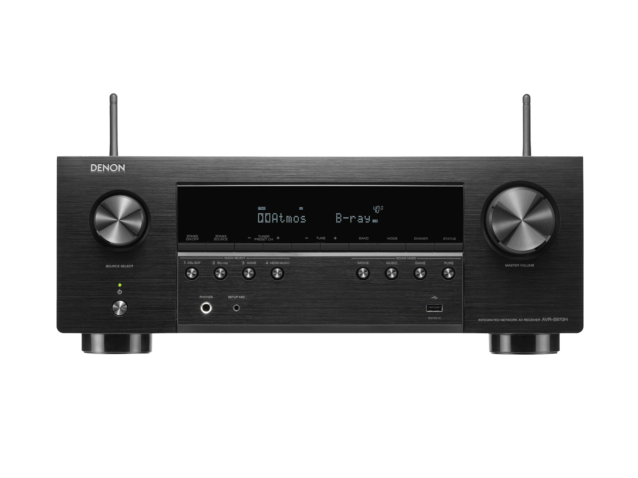 Denon AVR-S970H Front View