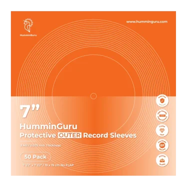 HumminGuru 7" Protective Outer Record Sleeves (HG008-6)
