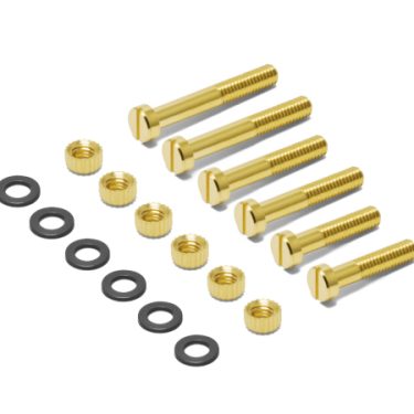 Oyaide - SCR-L High quality M2.5 headshell screw/nut/washer set (Longer Lengths Set)