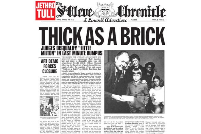Jethro Tull -Thick As A Brick
