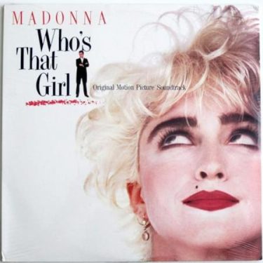 Madonna - Who's That Girl  (Original Motion Picture Soundtrack on Clear Vinyl)