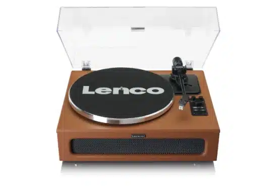 Lenco LS-430BN - Record Player with 4 built-in speakers