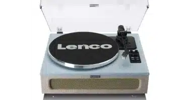 LENCO LS-440BUBG - Record Player with 4 built-in speakers - Fabric