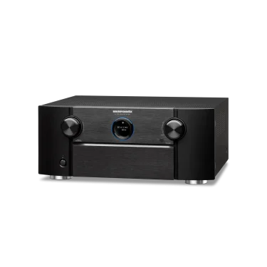 Marantz AV7706 Dolby Atmos processor back panel with HDMI inputs