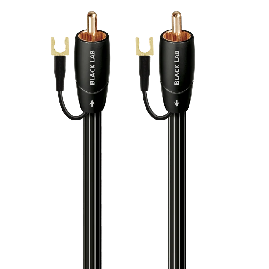 AudioQuest Black Lab Subwoofer Cable with Gold-Plated RCA Connectors