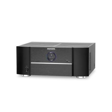 Marantz MM7055 5 channel power amplifier front view in black