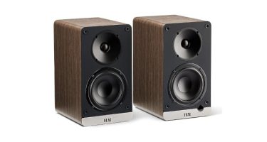 Elac – Debut ConneX DCB41 Powered Bookshelf Speakers (Walnut )