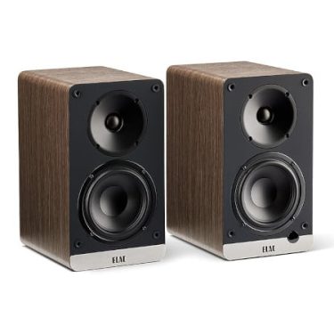 Elac – Debut ConneX DCB41 Powered Bookshelf Speakers (Walnut )