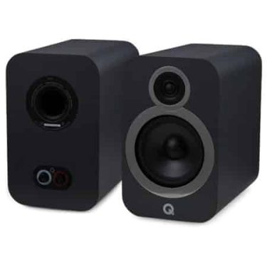 Q Acoustics 3030i Bookshelf Speaker (Pair) (Carbon Black )