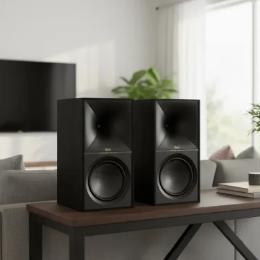 Klipsch The Nines Matte Black Powered Stereo Speakers