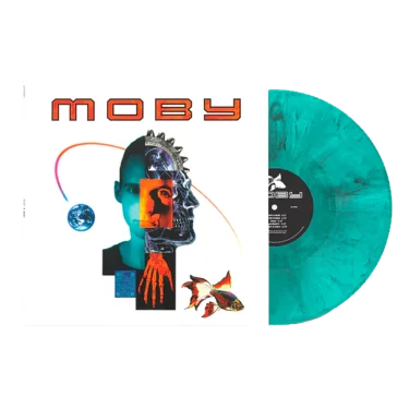 Moby Black White Blue Marbled Vinyl LP