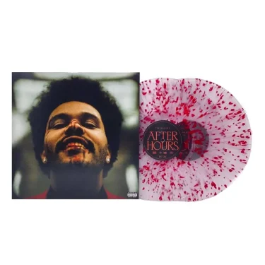 The Weeknd After Hours Clear with Red Splatter Vinyl
