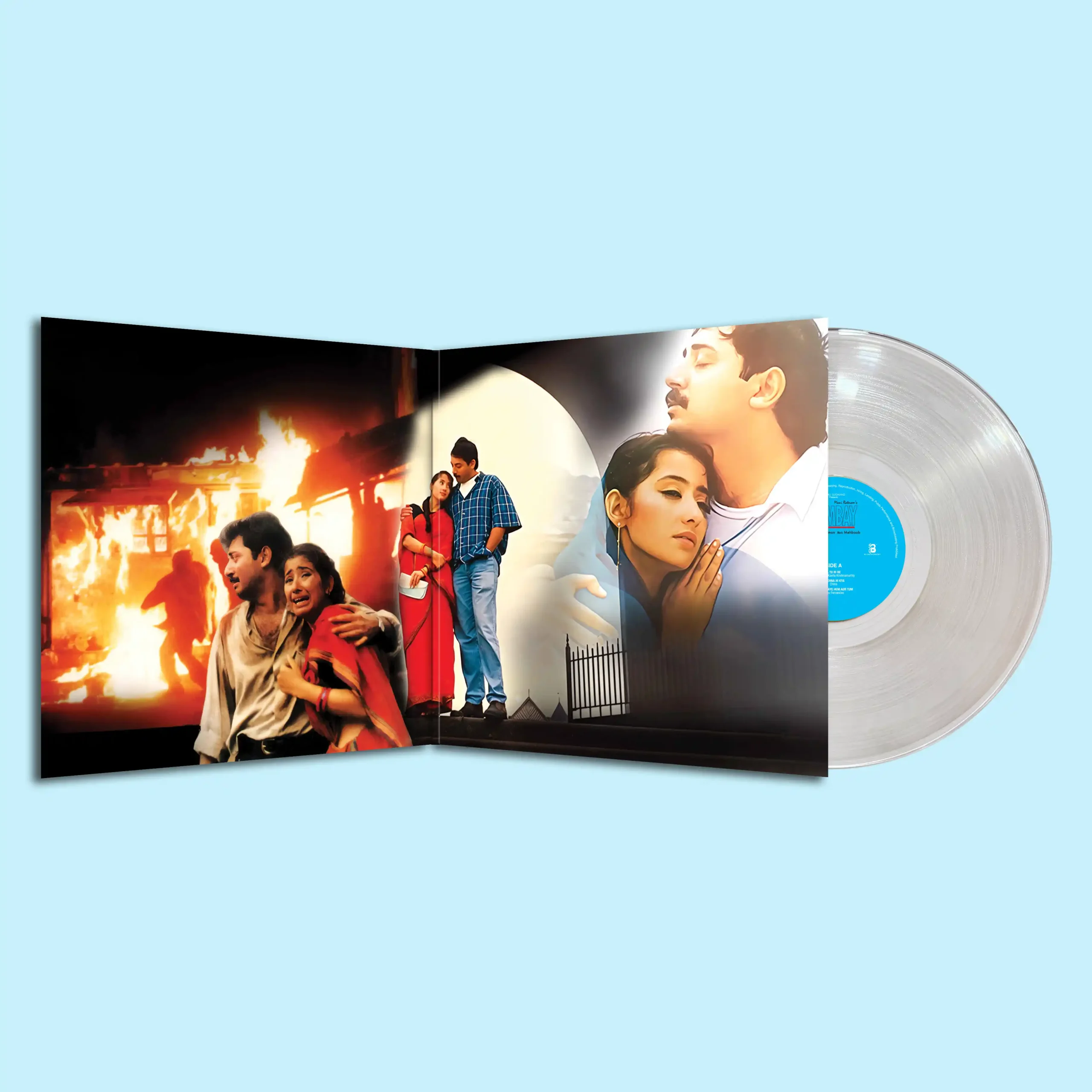 A R RAHMAN BOMBAY (TRANSPARENT LP) Vinyl-Hindi - Image 2