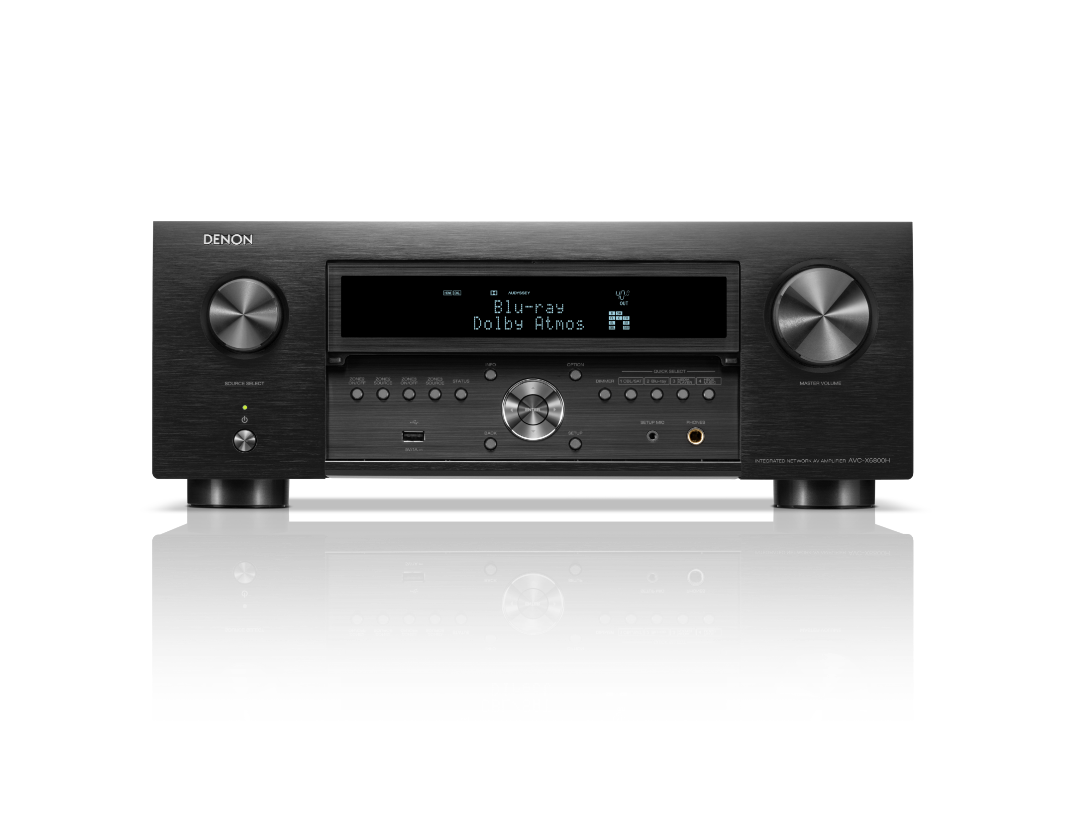 Denon AVC-X6800H Front View