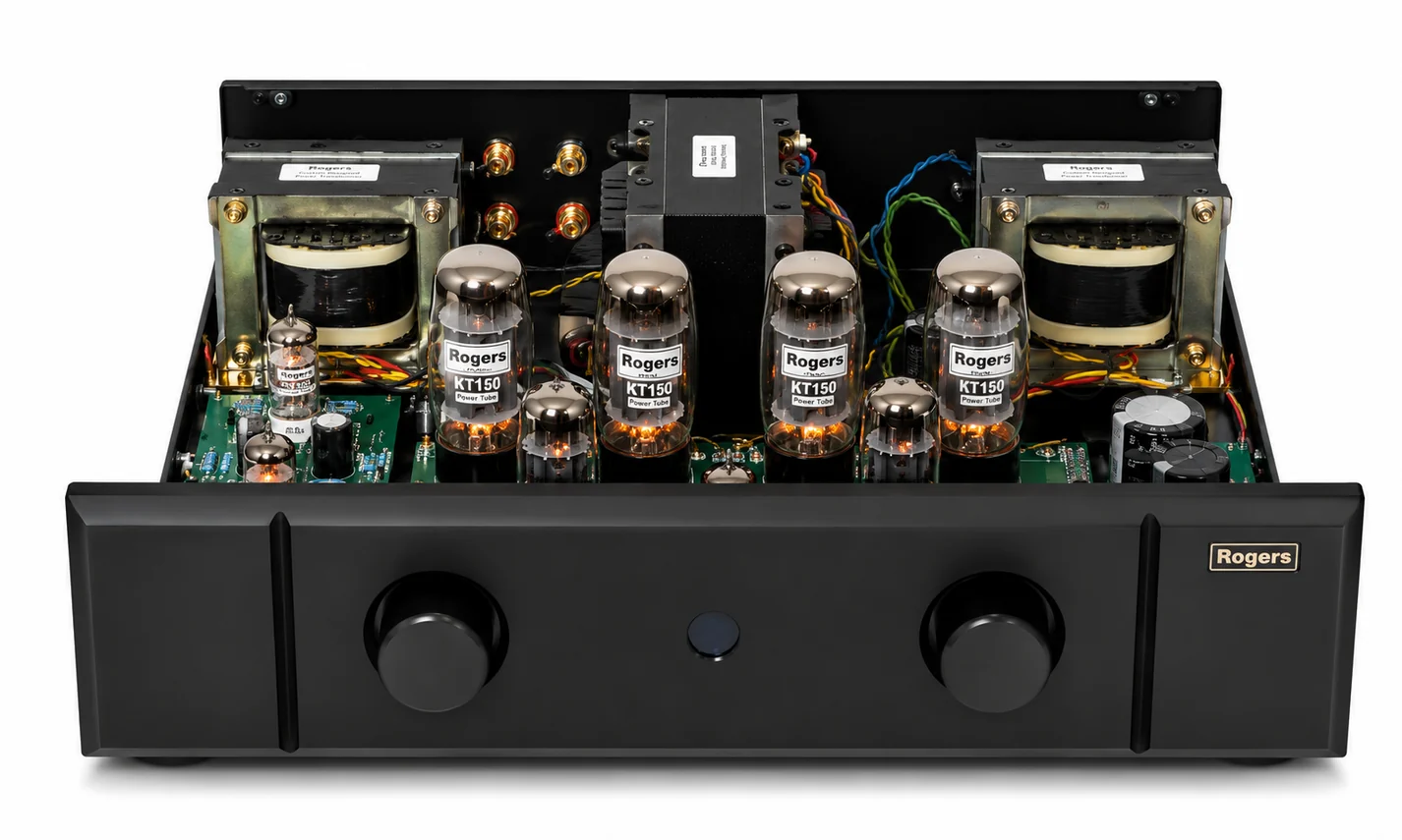 Rogers E20A/III handmade tube amp control panel