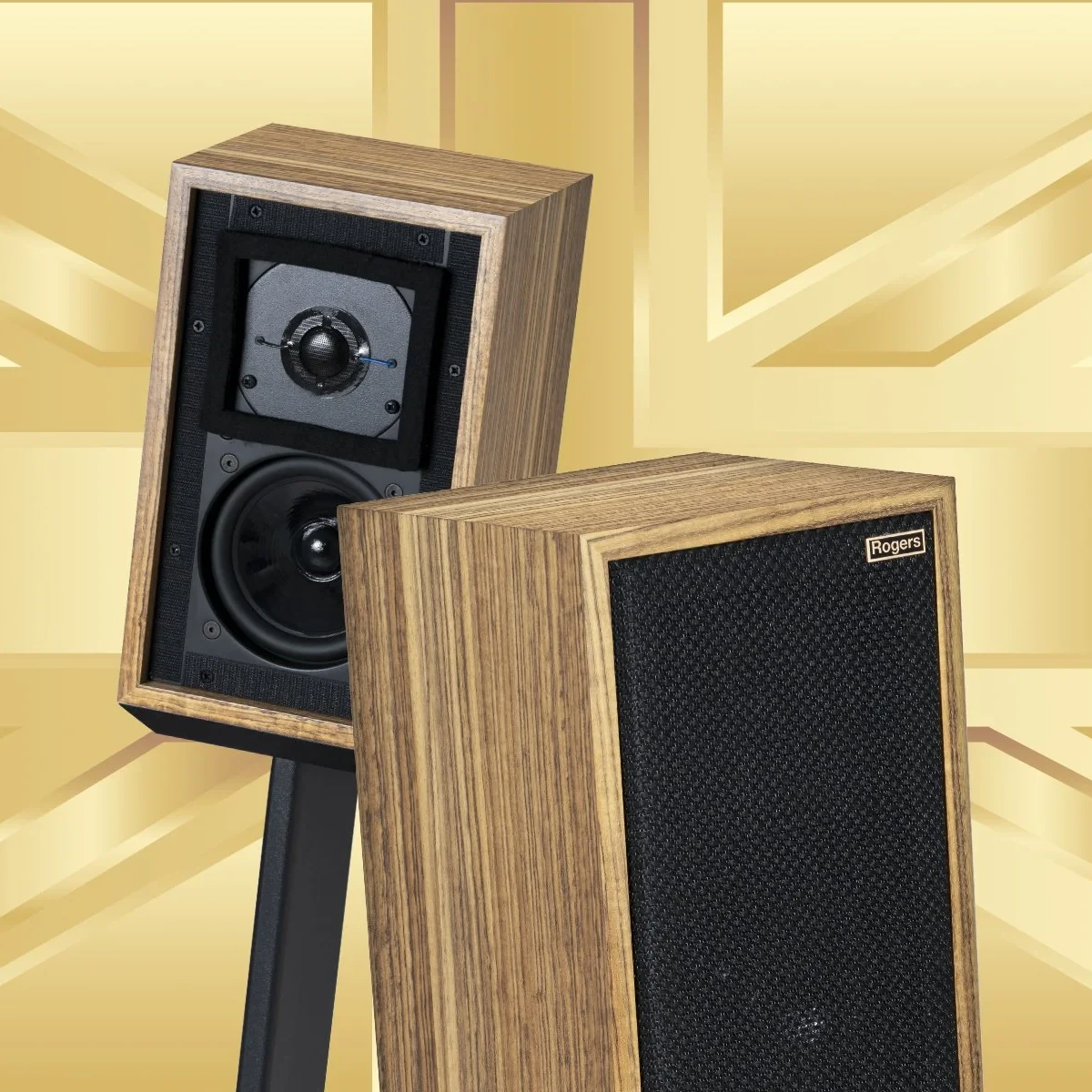 Rogers LS3/5A Classic SE speaker in Olive finish