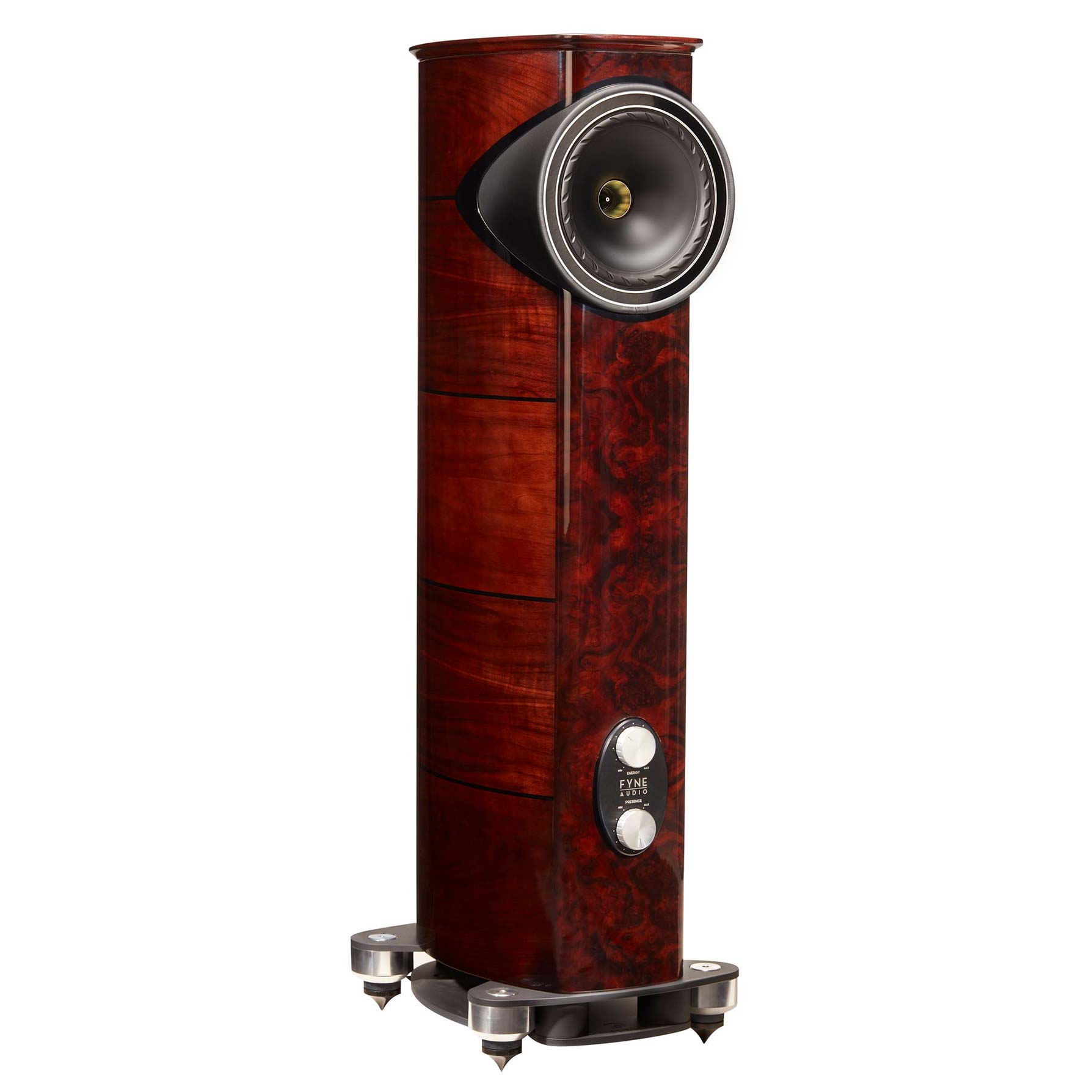 Fyne Audio F1-8S floorstanding speaker in Piano Gloss Walnut