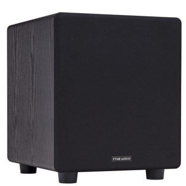 yne Audio F3-10 active subwoofer in Black Ash