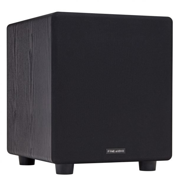 yne Audio F3-10 active subwoofer in Black Ash