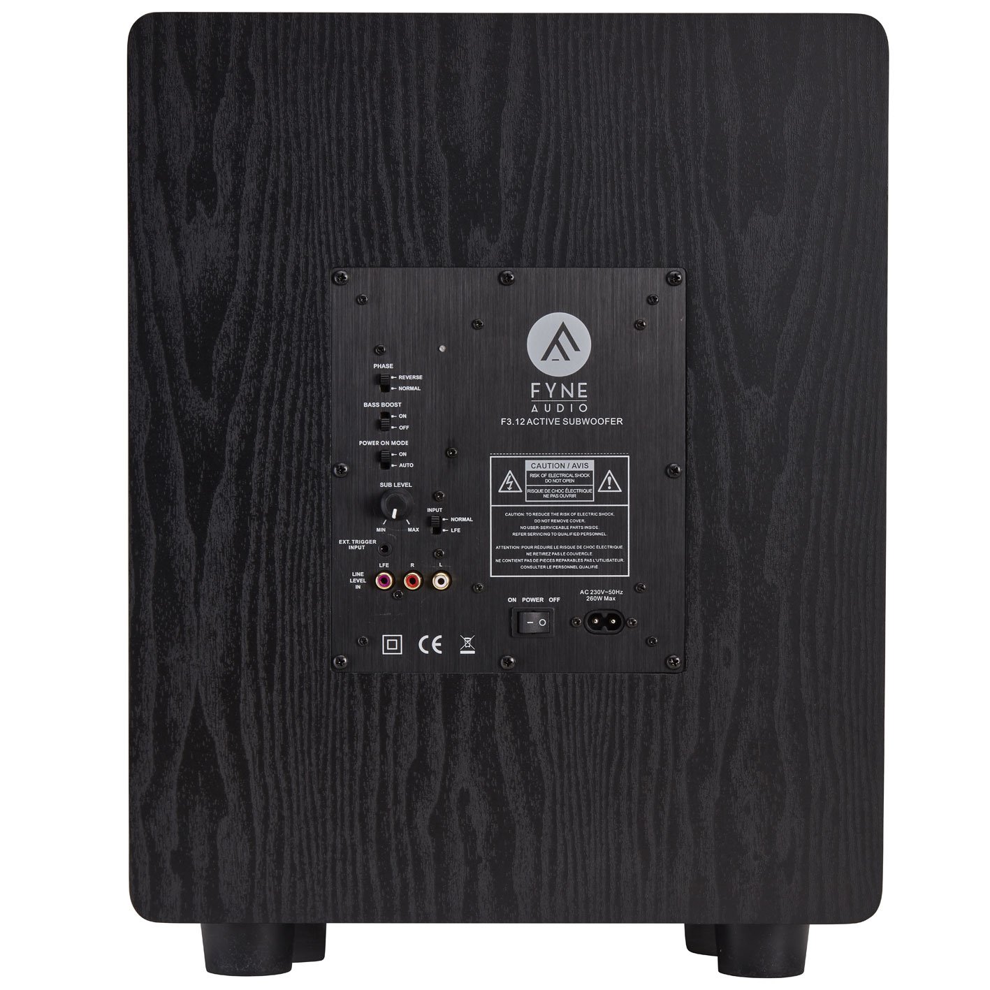 Fyne Audio F3-12 subwoofer with 520W amplifier