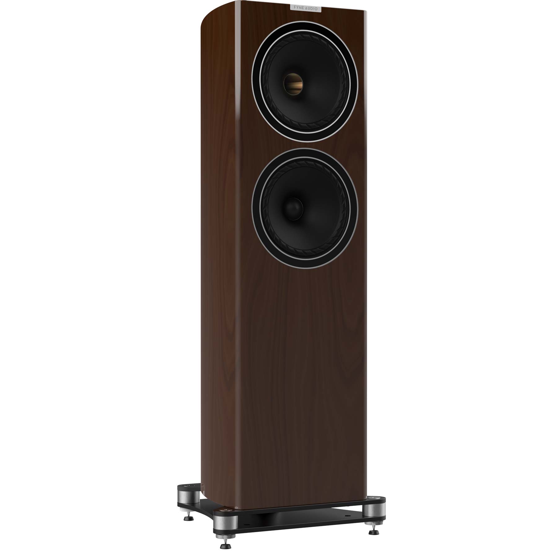Fyne Audio F703 floorstanding speaker in Piano Gloss Walnut