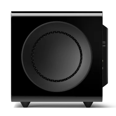 KEF KC92 force-cancelling subwoofer in Black front view