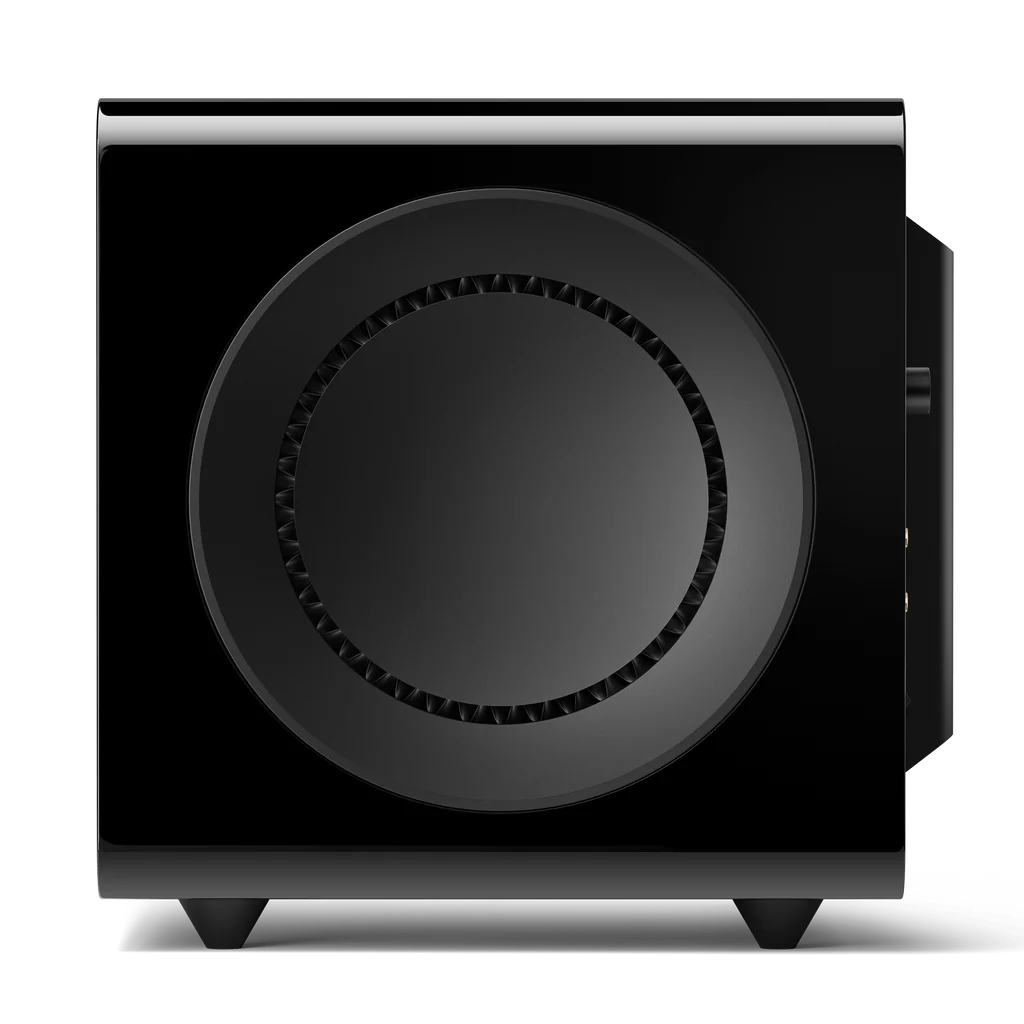 KEF KC92 force-cancelling subwoofer in Black front view