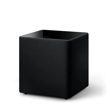 KEF Kube 12 MIE subwoofer in Black front view