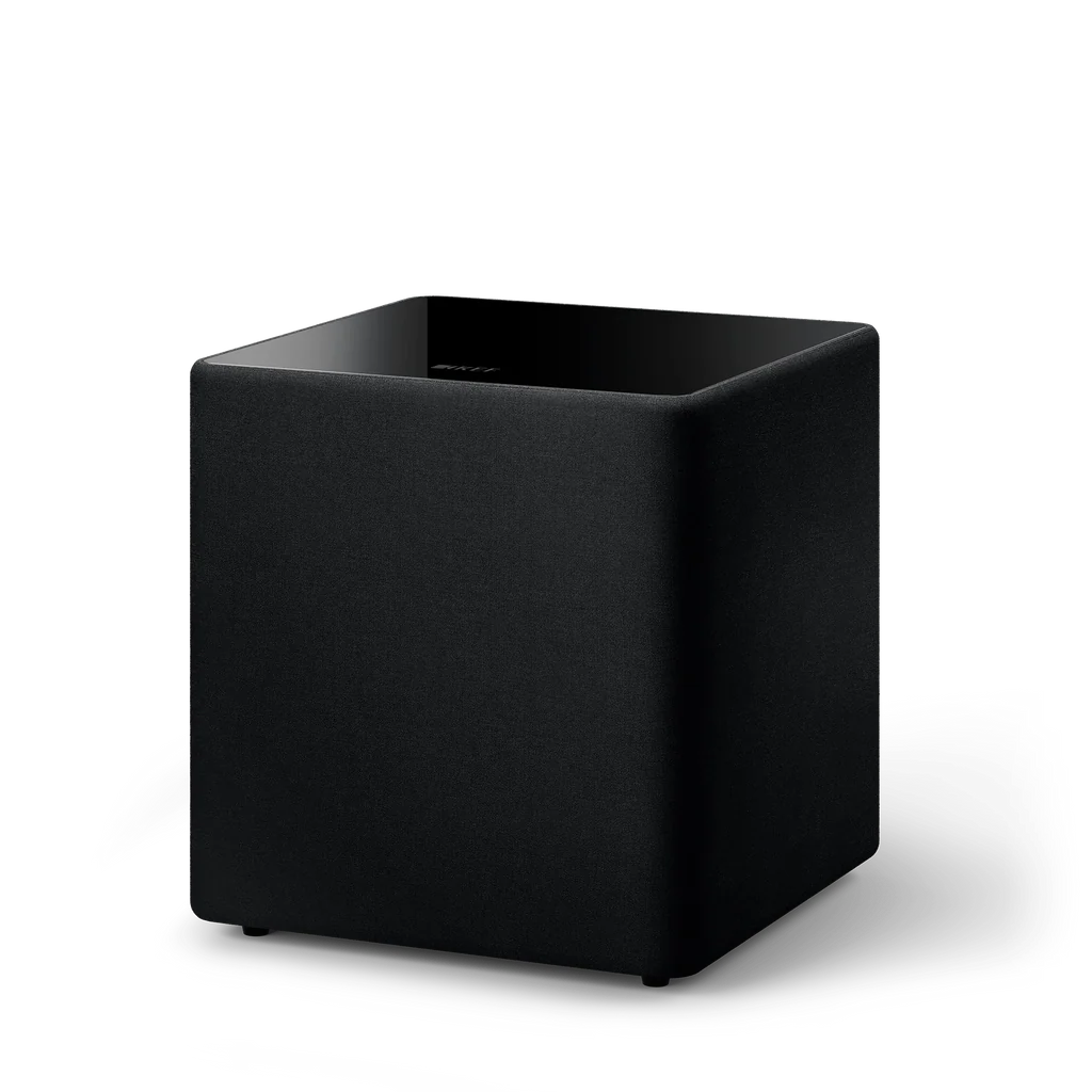KEF Kube 12 MIE subwoofer in Black front view