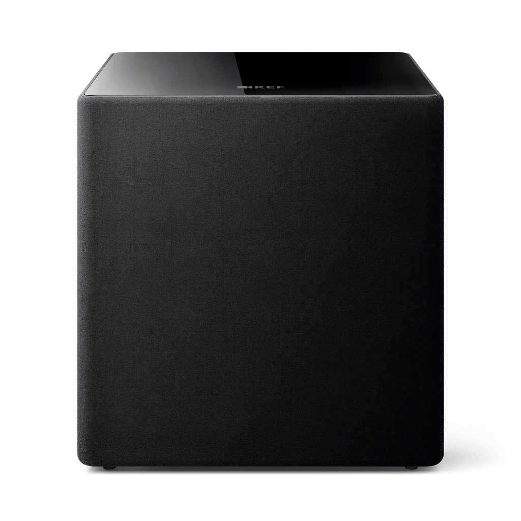 KEF Kube 15 MIE flagship subwoofer in Black front view