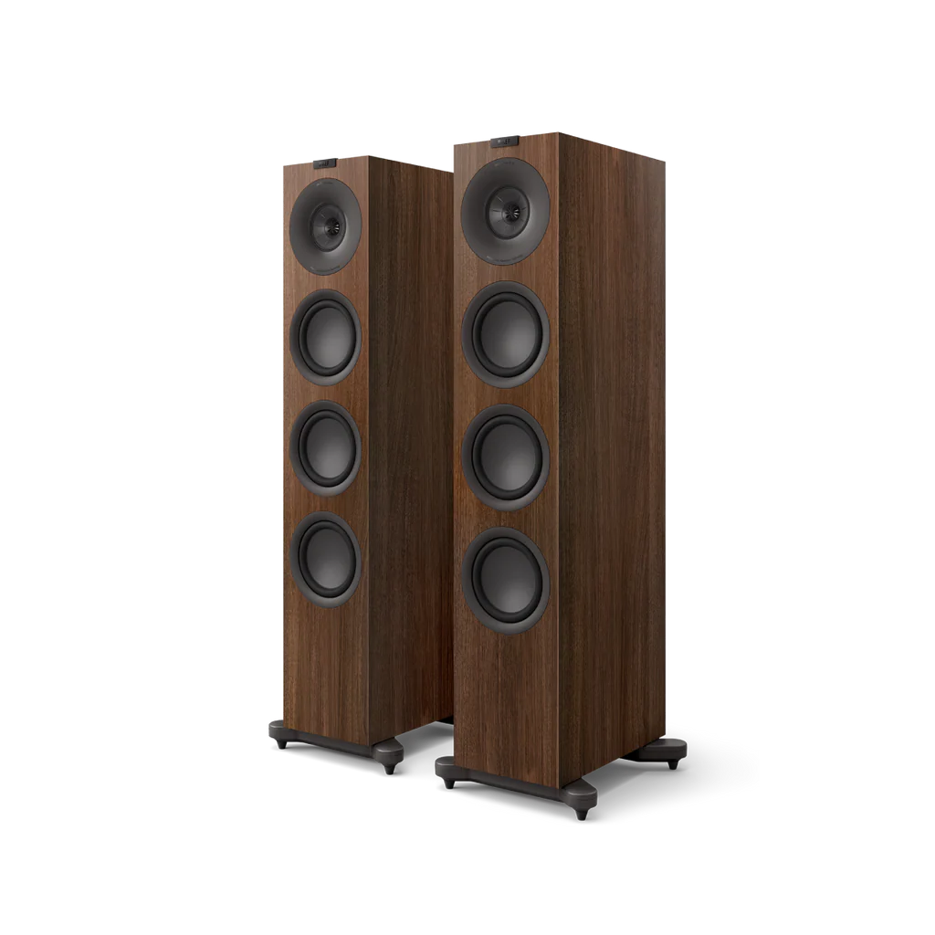 KEF Q11 Meta floorstanding speakers in Walnut finish
