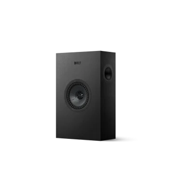 KEF Q4 Meta on-wall speaker in Satin Black front view