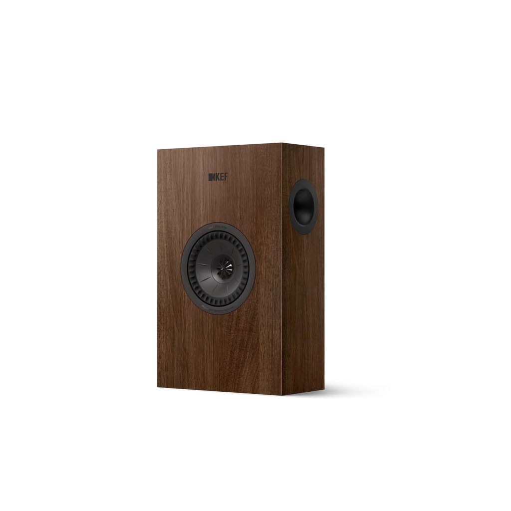 KEF Q4 Meta on-wall speaker in Walnut finish