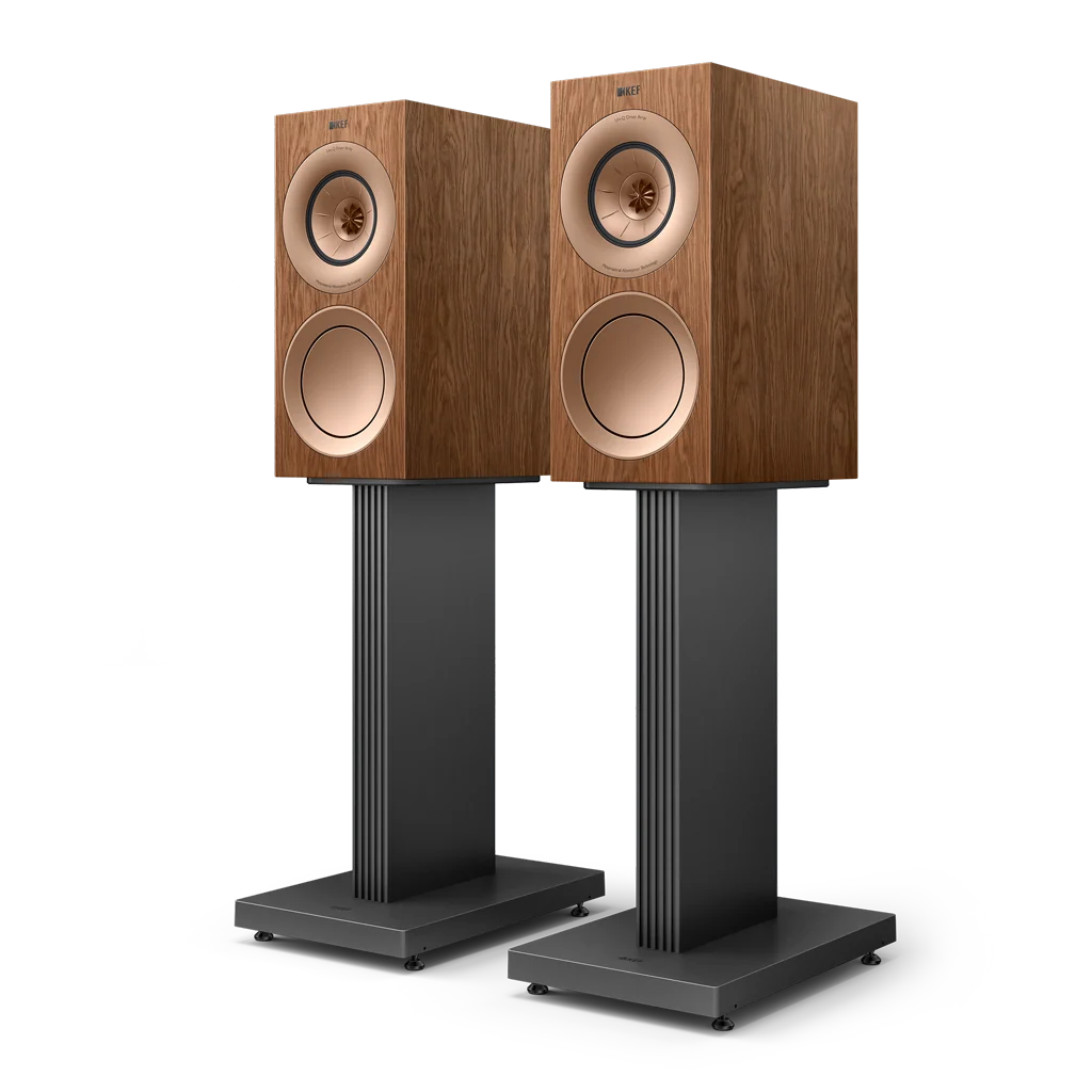 KEF R3 Meta bookshelf speakers in Walnut finish