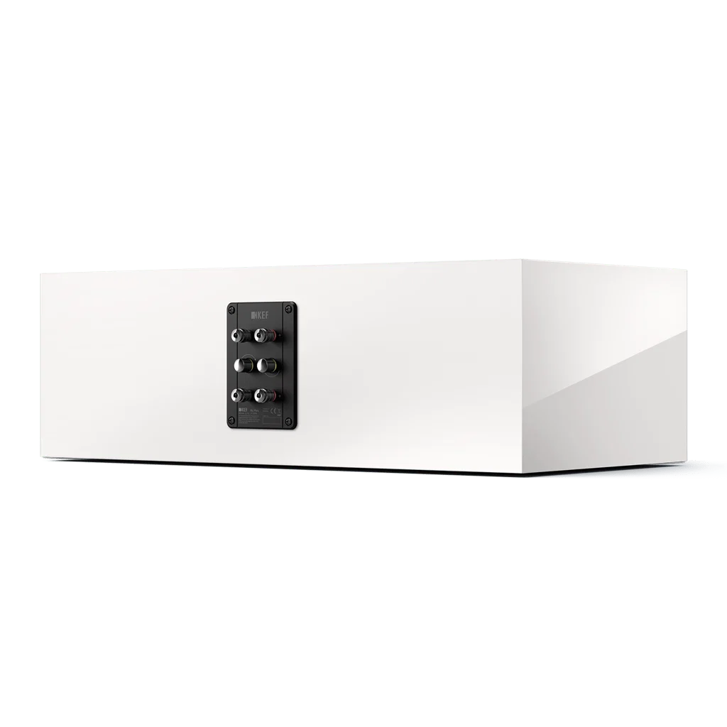 Rear terminal panel of KEF R6 Meta speaker