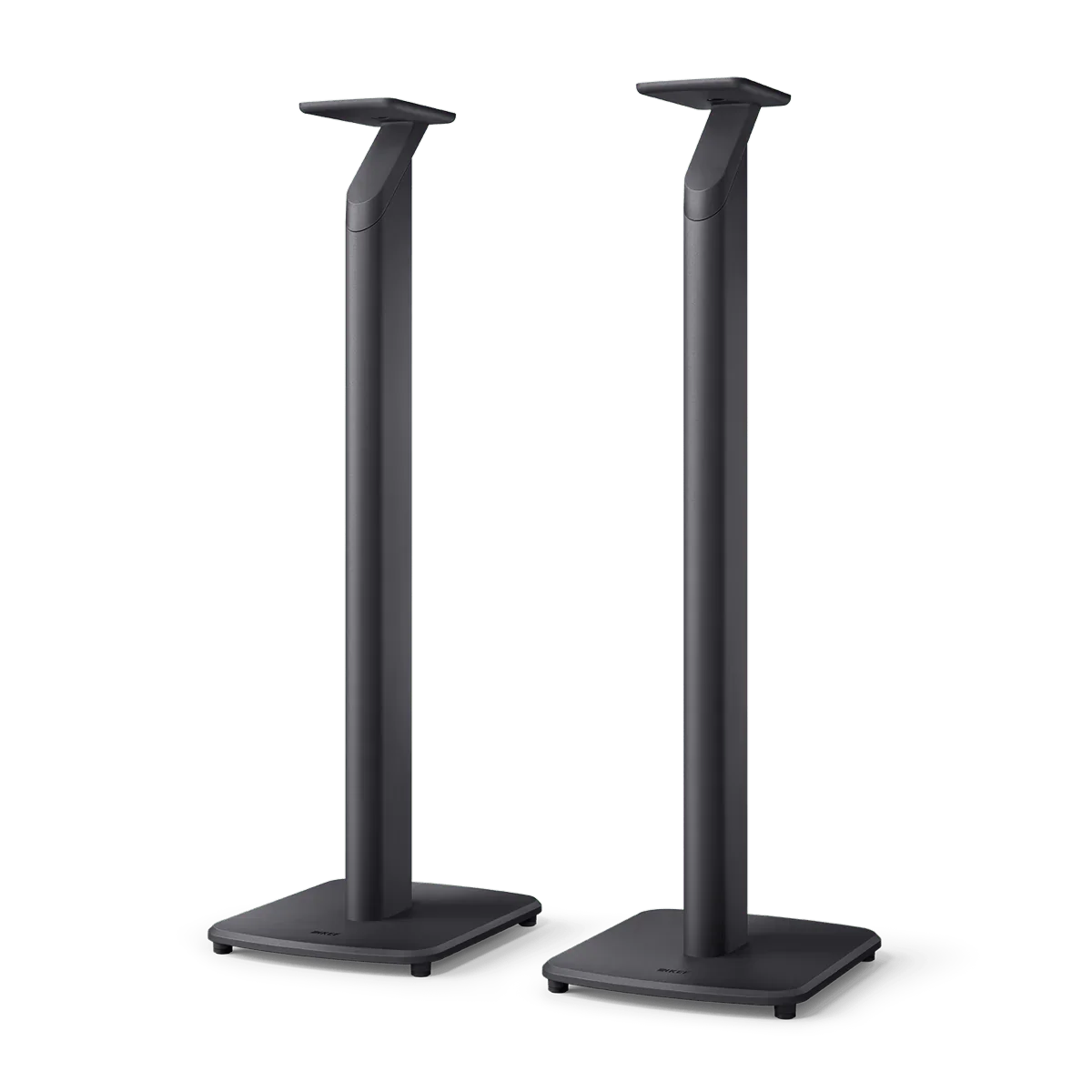 KEF S1 Floor Stand pair in Slate Grey front view