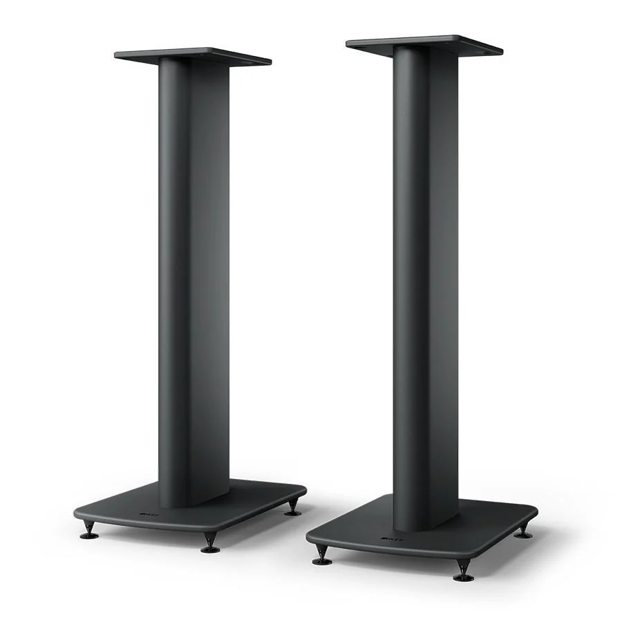 KEF S2 Floor Stands pair in Carbon Black finish