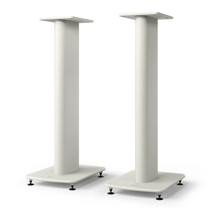 KEF S2 Floor Stands pair in Mineral White finish